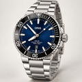 Oris Aquis Date 43.5mm Blue Dial Steel Automatic Men's Watch – studio