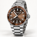 Oris Aquis Date 43.5mm Brown Dial Steel Automatic Men's Watch – studio