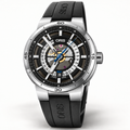 Oris TT1 Engine Date 42mm Black Skeleton Dial Black Rubber Automatic Men's Watch – studio