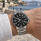 Oris Aquis Date 41.5mm black dial steel bracelet – wrist lifestyle