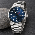 Oris Williams Day Date 42mm Blue Dial Steel Automatic Men's Watch – stone still life