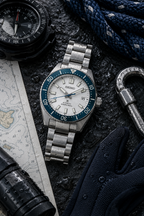 Seiko Prospex SPB213J1 dive gear flat lay