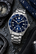 Seiko Prospex SPB451J1 dive gear flat lay