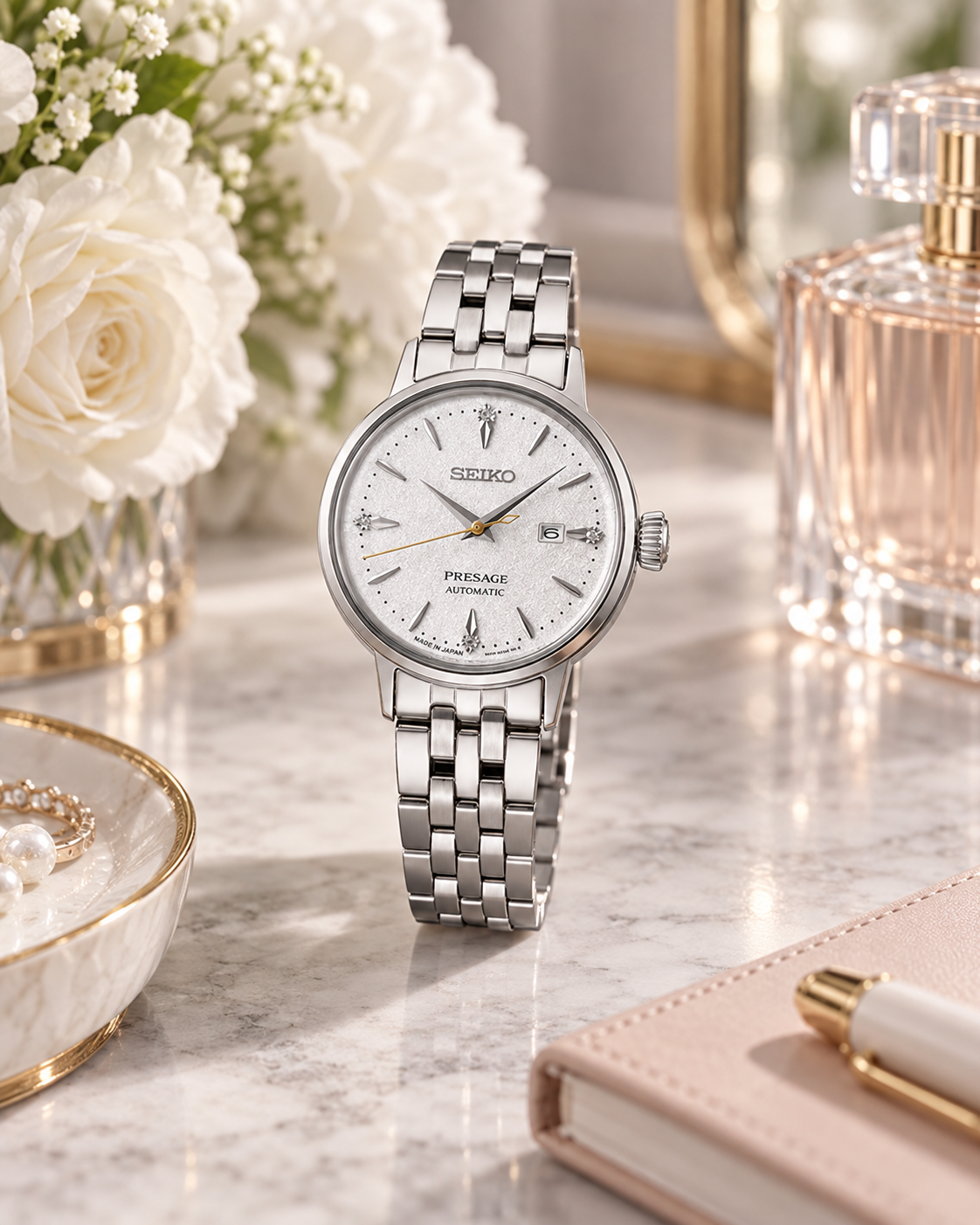 Seiko Presage SRE017J1 vanity lifestyle