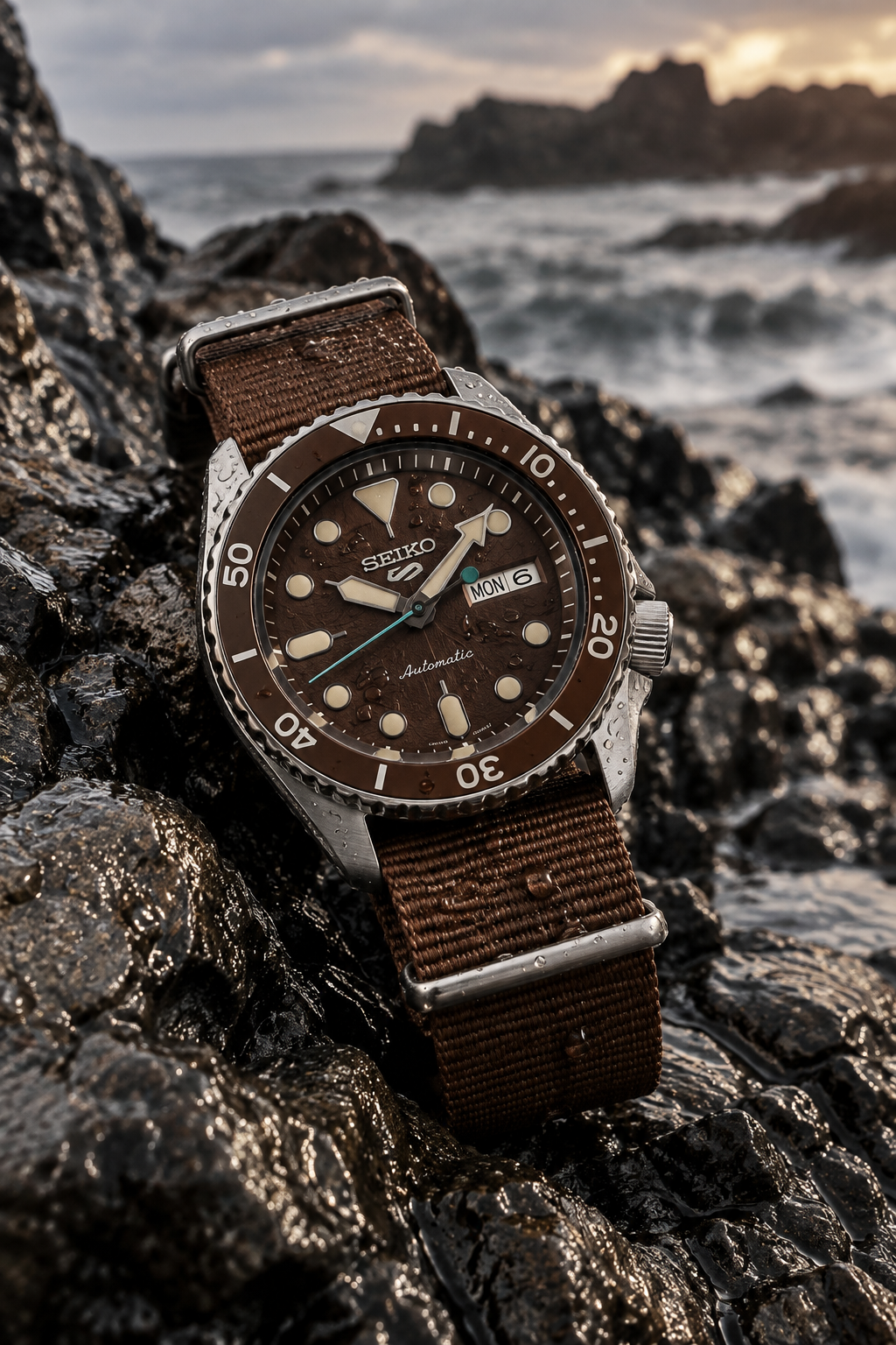 Seiko 5 Sports SRPD85K1 coastal lifestyle