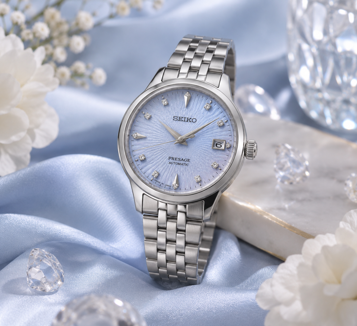 Seiko Presage SRPL61J1 silk lifestyle