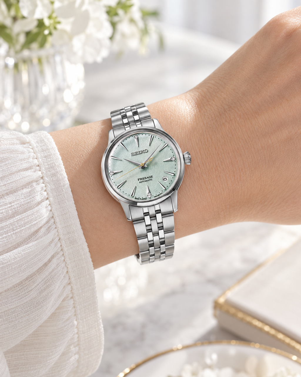 Seiko Presage SRPL63J1 wrist shot