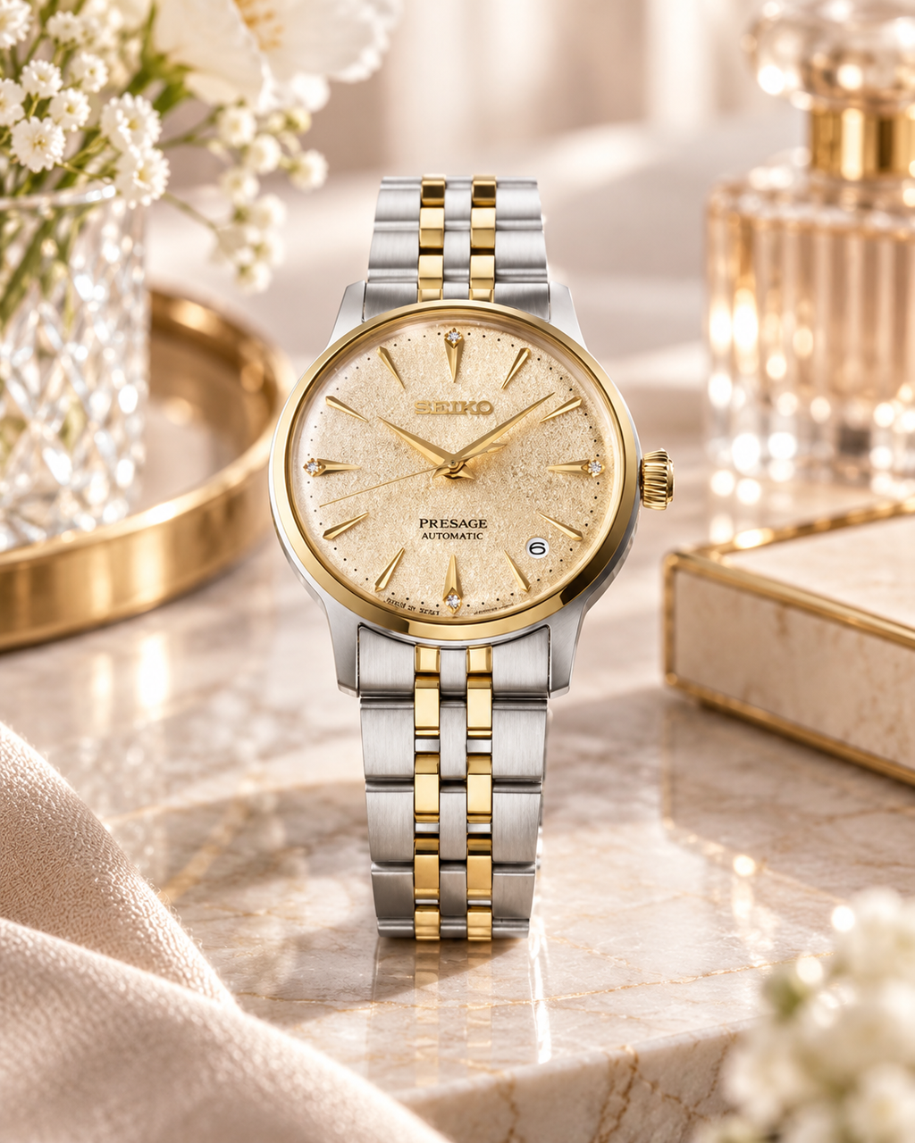 Seiko Presage SRPL64J1 vanity lifestyle