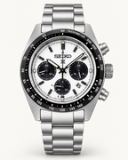 Seiko Prospex Speedtimer SSC813 panda dial front product view