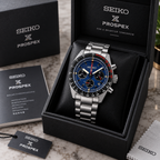 Seiko Prospex Speedtimer SSC815 presented in Seiko Prospex box
