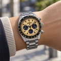 Seiko Prospex Speedtimer SSC817 solar chronograph on wrist