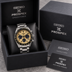 Seiko Prospex Speedtimer SSC817 presented in Seiko Prospex box