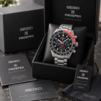 Seiko Prospex Speedtimer SSC915 presented in Seiko Prospex box