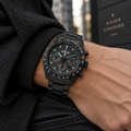 Seiko Prospex Speedtimer SSC917 The Black Series solar chronograph on wrist