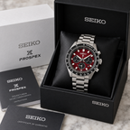 Seiko Prospex Speedtimer SSC927 presented in Seiko Prospex box