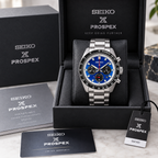 Seiko Prospex Speedtimer SSC931 presented in Seiko Prospex box