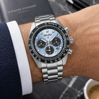 Seiko Prospex Speedtimer SSC935 solar chronograph on wrist