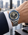 Seiko Prospex Speedtimer SSC939 solar chronograph on wrist