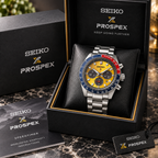 Seiko Prospex Speedtimer SSC947 presented in Seiko Prospex box