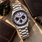 Seiko Prospex Speedtimer SSC955 Edo purple dial luxury lifestyle product view
