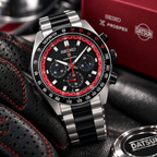 Seiko Prospex Speedtimer SSC957 Datsun 240Z chronograph close up