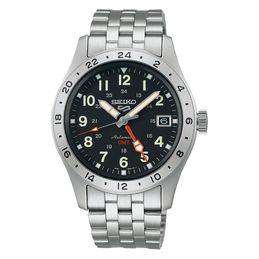 Seiko 5 Sports Field GMT SSK023K1 front view