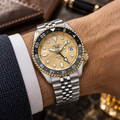 Seiko 5 Sports GMT SSK044K1 70th Anniversary Taiwan Limited Edition on wrist