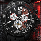 TAG Heuer Formula 1 x Indy 500 CAZ101AD.FT8024 asphalt dial macro