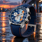 TAG Heuer Formula 1 x Gulf CAZ101N.FC8243 steel case black controls and leather strap