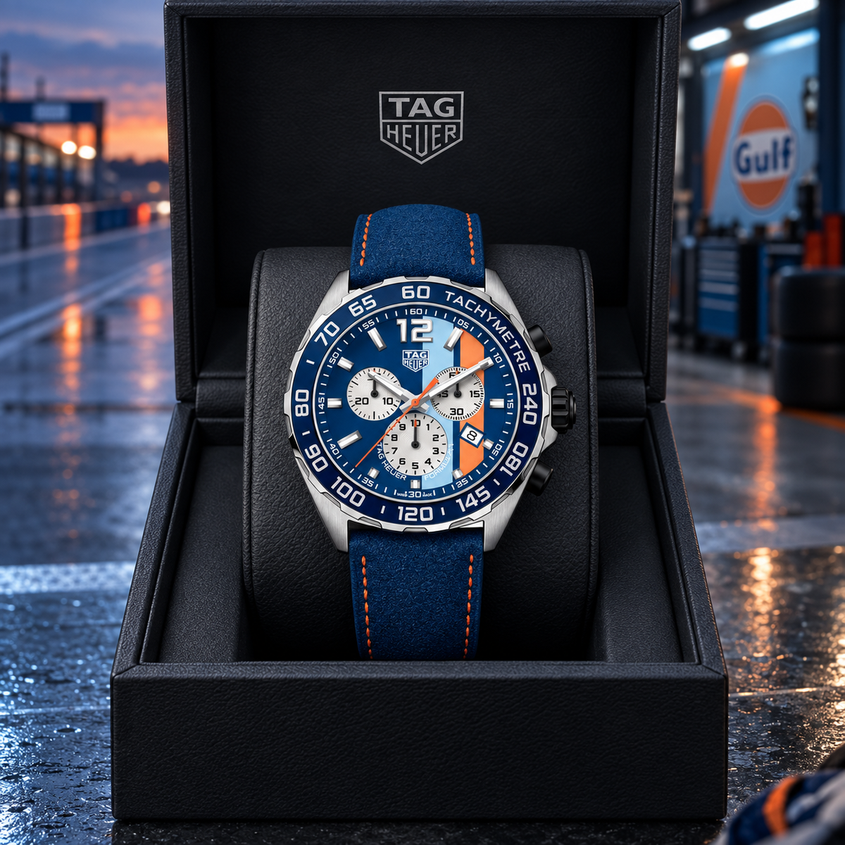 TAG Heuer Formula 1 x Gulf CAZ101N.FC8243 presentation box