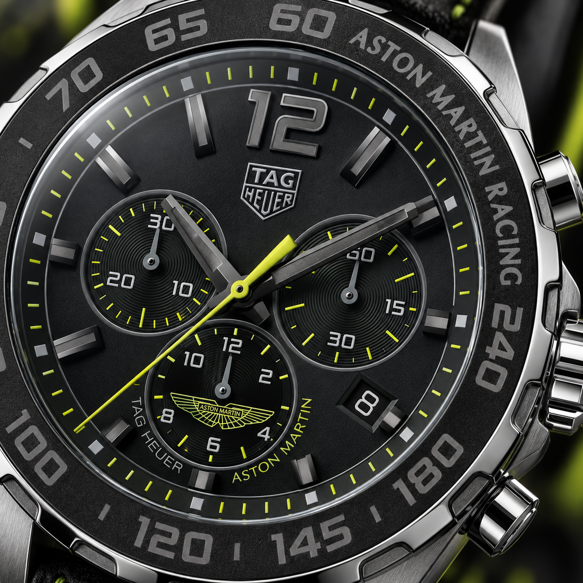 TAG Heuer Formula 1 x Aston Martin Racing CAZ101P.FC8245 dial macro