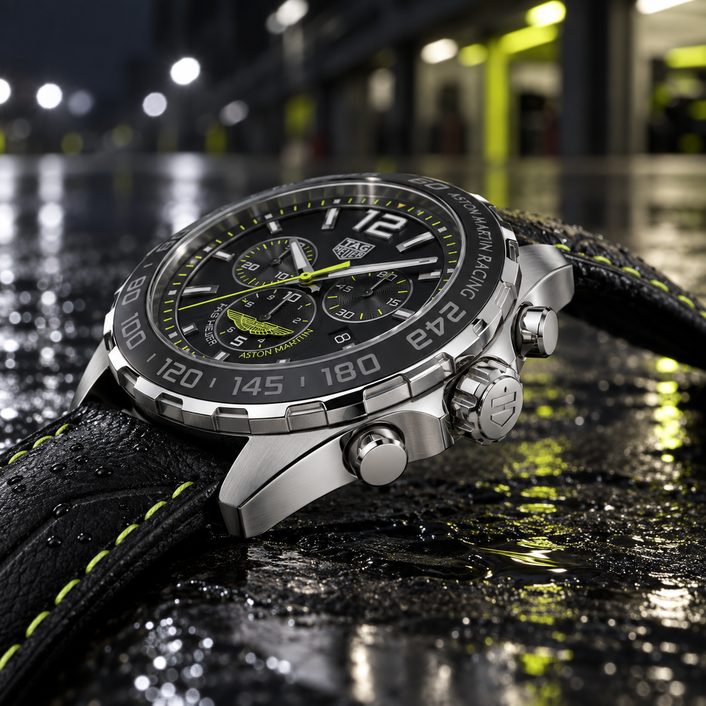 TAG Heuer Formula 1 x Aston Martin Racing CAZ101P.FC8245 steel case profile