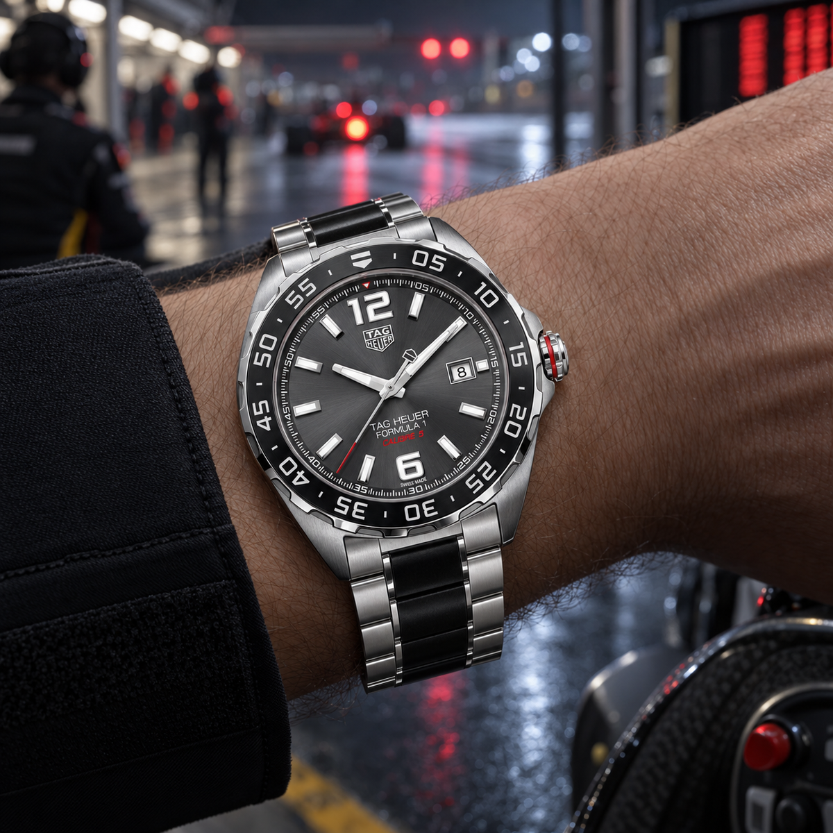 TAG Heuer Formula 1 Calibre 5 WAZ2011.BA0843 on wrist