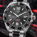 TAG Heuer Formula 1 Calibre 5 WAZ2011.BA0843 anthracite dial macro