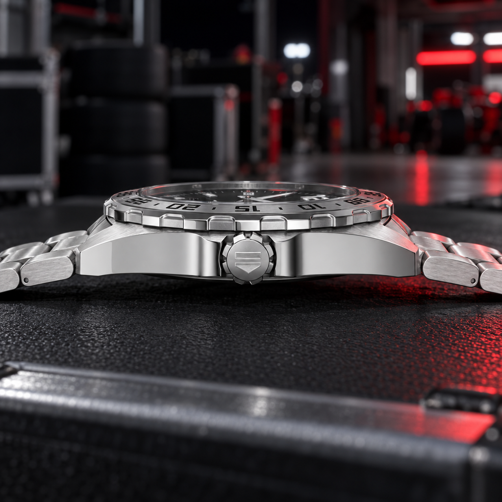 TAG Heuer Formula 1 Calibre 6 WAZ2012.BA0842 steel case and bracelet profile