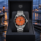 TAG Heuer Aquaracer Professional 300 Orange Diver WBP201F.BA0632 presentation box