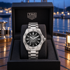 TAG Heuer Aquaracer WBP2110.BA0627 in presentation box at marina