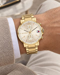 Tommy Hilfiger watch 1710415 worn on wrist