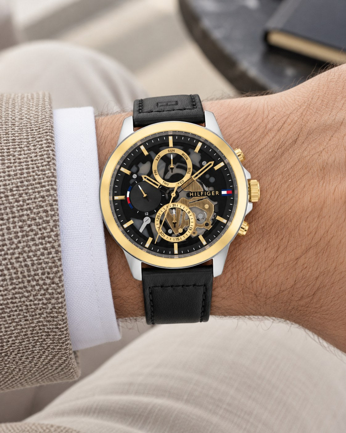 Tommy Hilfiger watch 1710474 worn on wrist