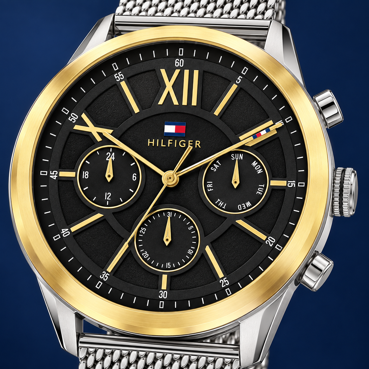 Tommy Hilfiger watch 1710528 – 03 dial macro