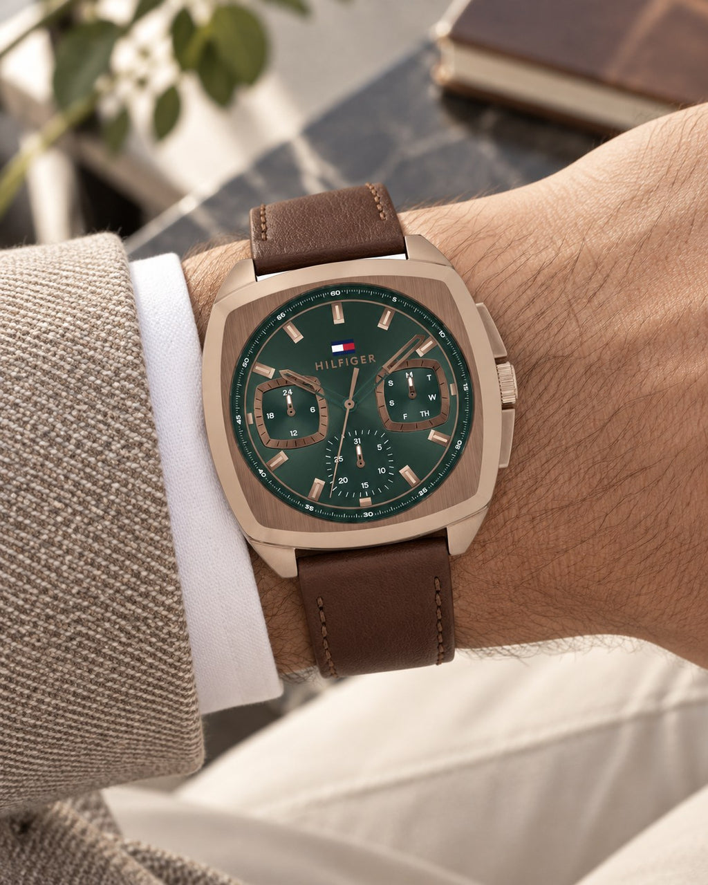 Tommy Hilfiger watch 1710557 worn on wrist
