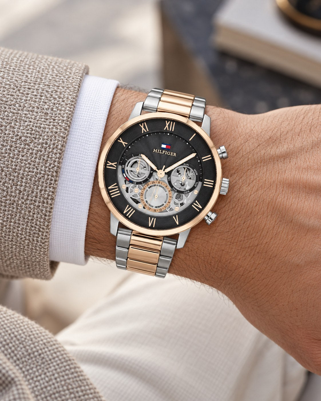 Tommy Hilfiger watch 1710570 worn on wrist