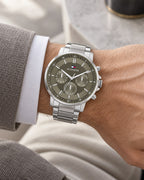 Tommy Hilfiger watch 1710587 worn on wrist