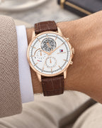 Tommy Hilfiger watch 1710606 worn on wrist