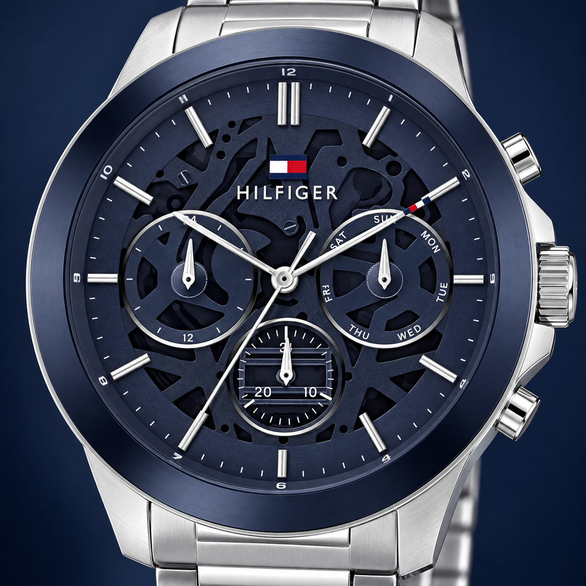 Tommy Hilfiger watch 1710684 – 03 dial macro