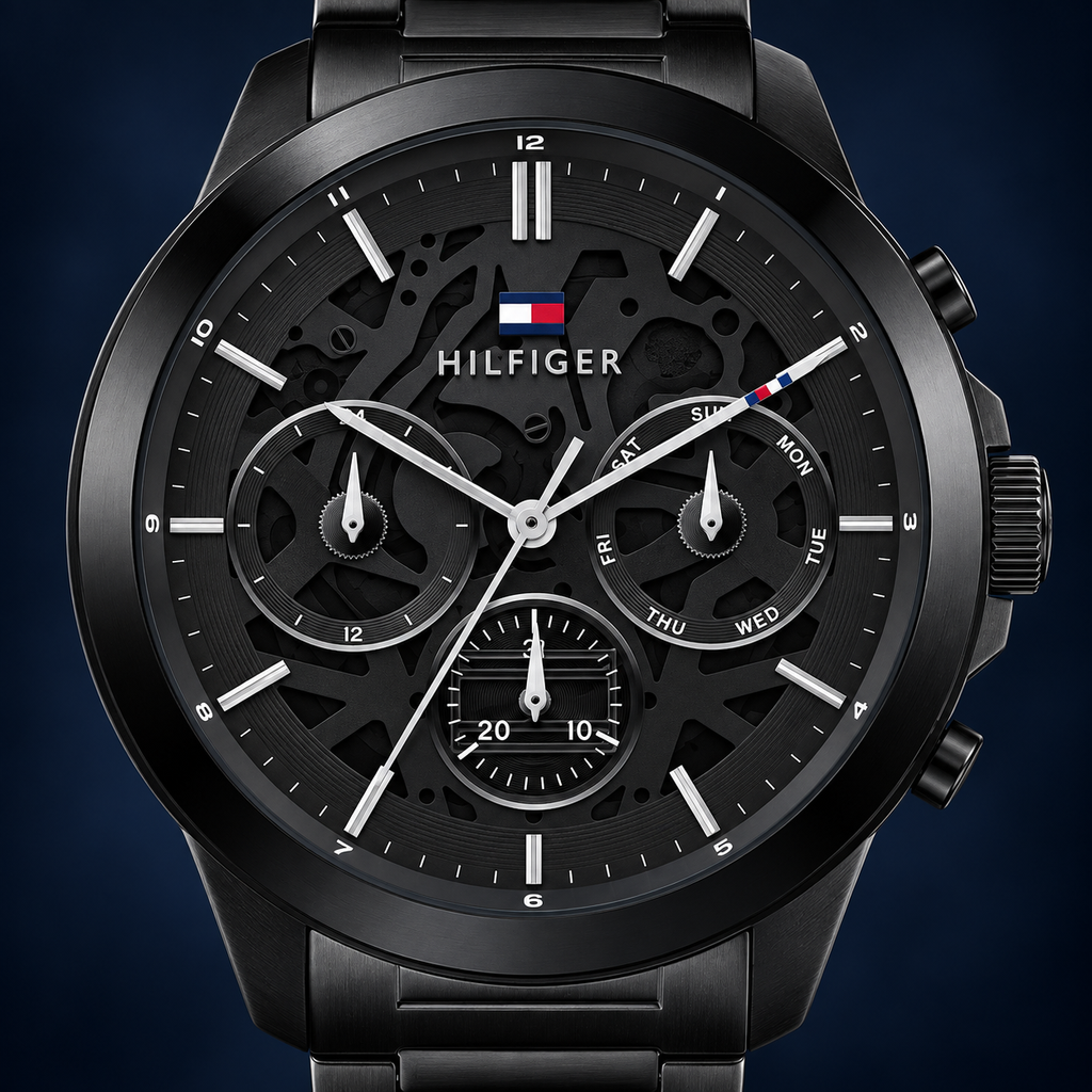 Tommy Hilfiger watch 1710685 – 03 dial macro