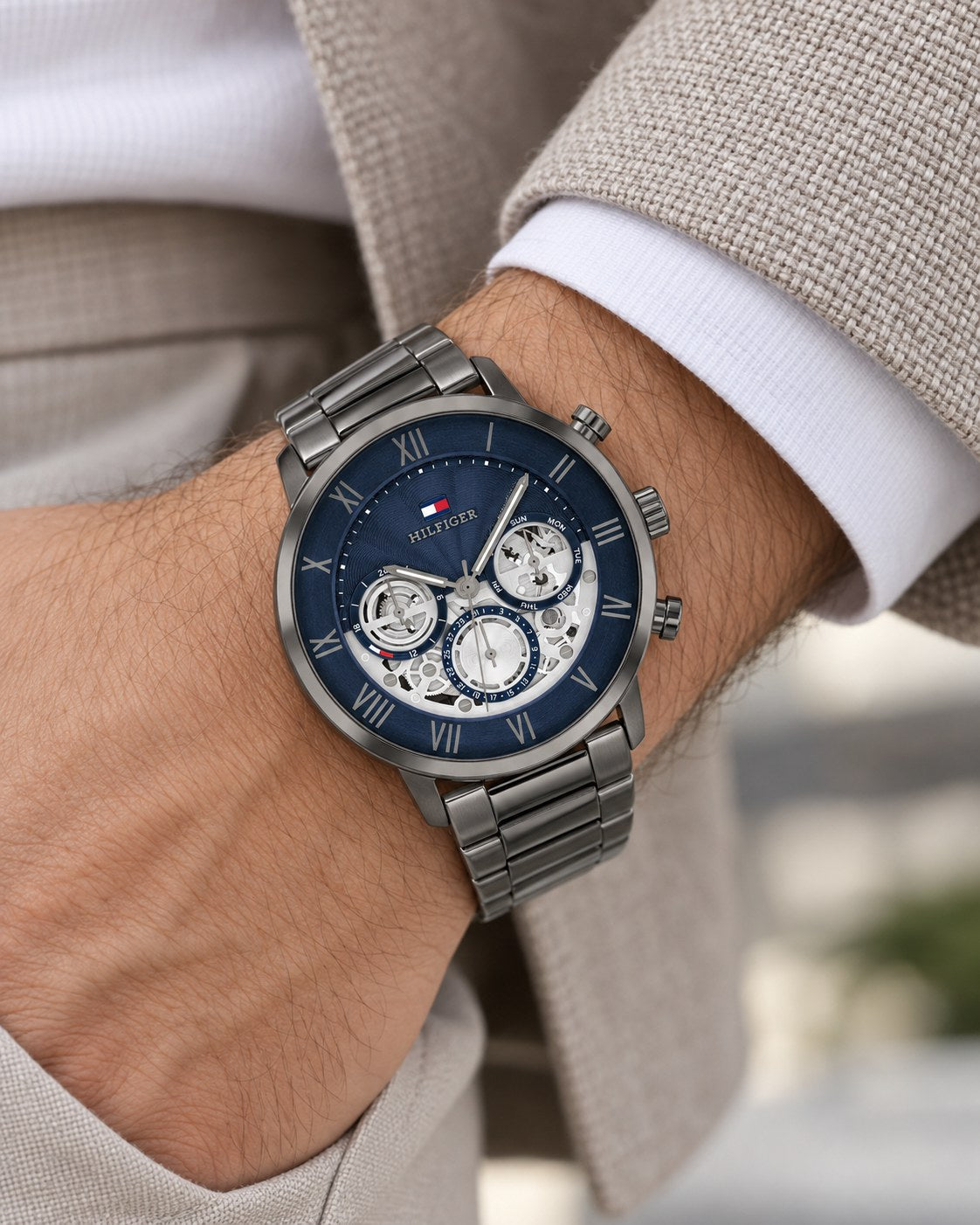 Tommy Hilfiger watch 1710707 worn on wrist