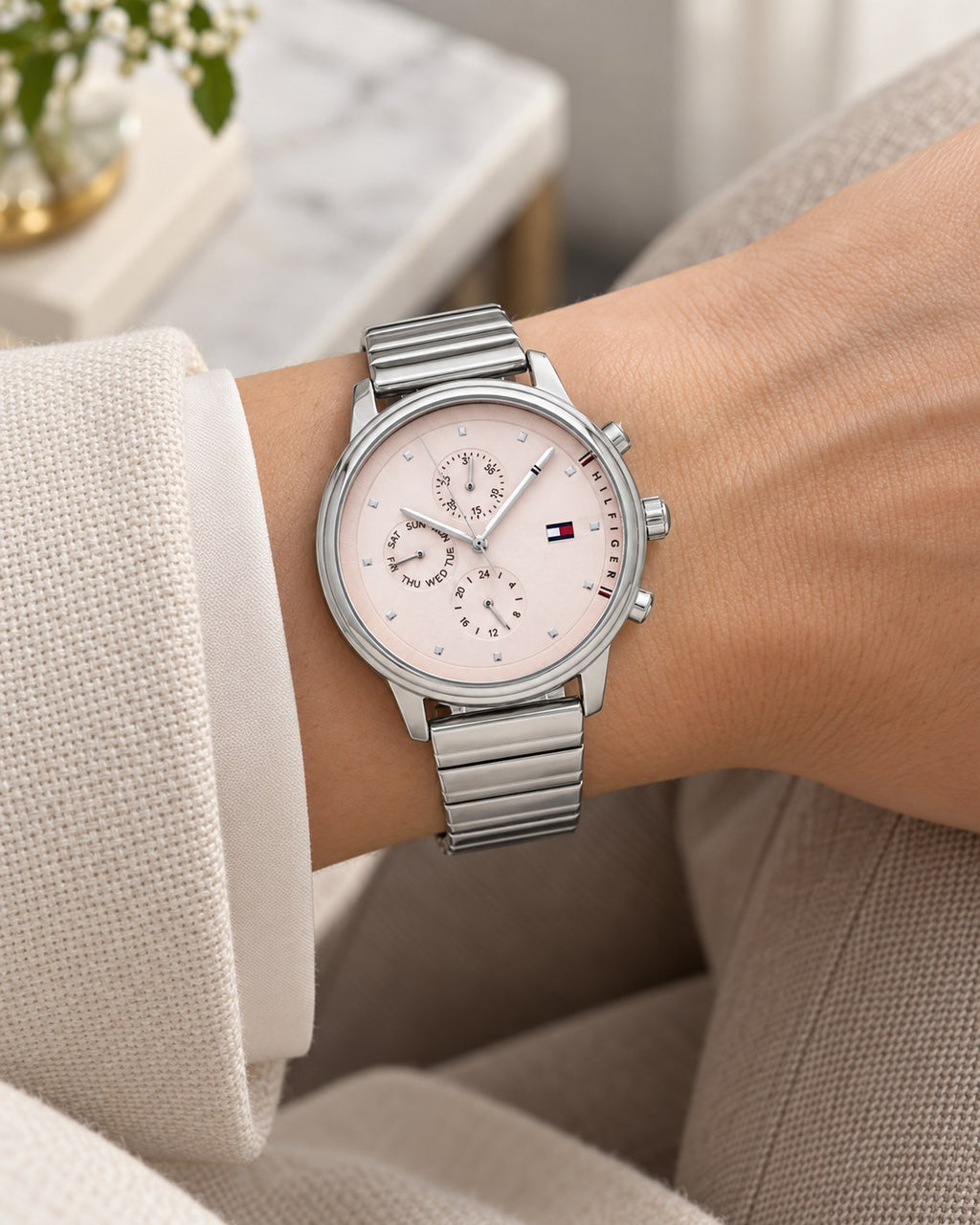 Tommy Hilfiger watch 1781904 worn on wrist