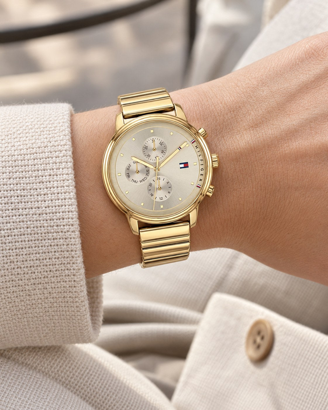 Tommy Hilfiger watch 1781905 worn on wrist