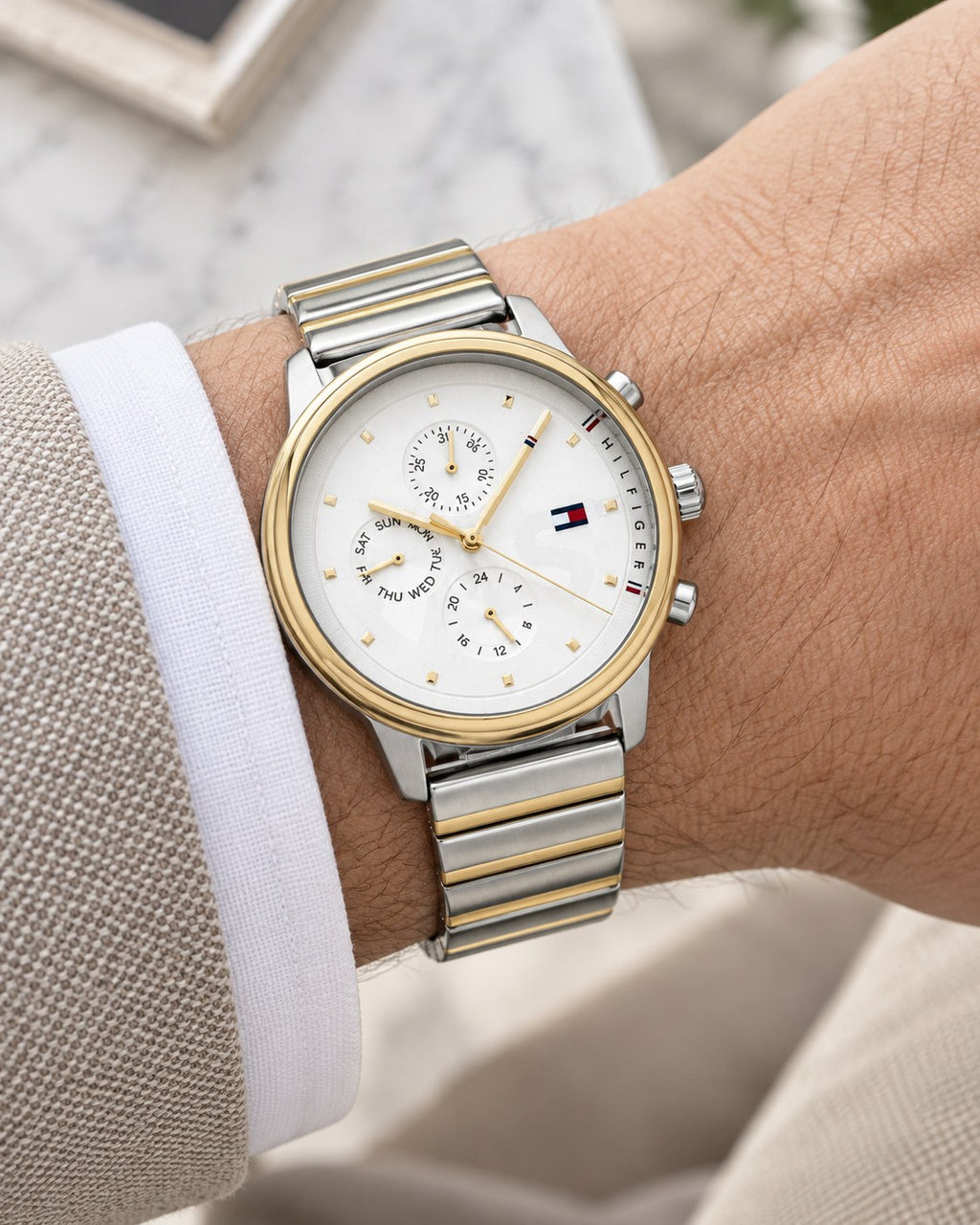 Tommy Hilfiger watch 1781908 worn on wrist